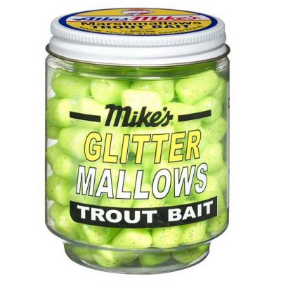 5210 Mike's Glitter Glo Mallows - Chartreuse/Cheese