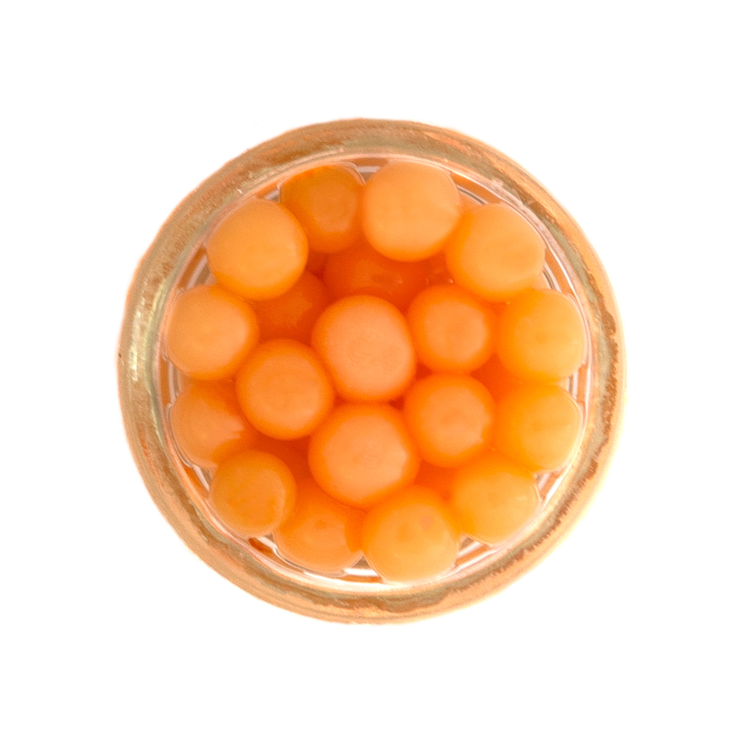Peach Garlic Eggs