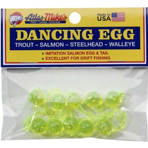 42027 Atlas Mike's Dancing Egg (10/Bag) - Chartreuse