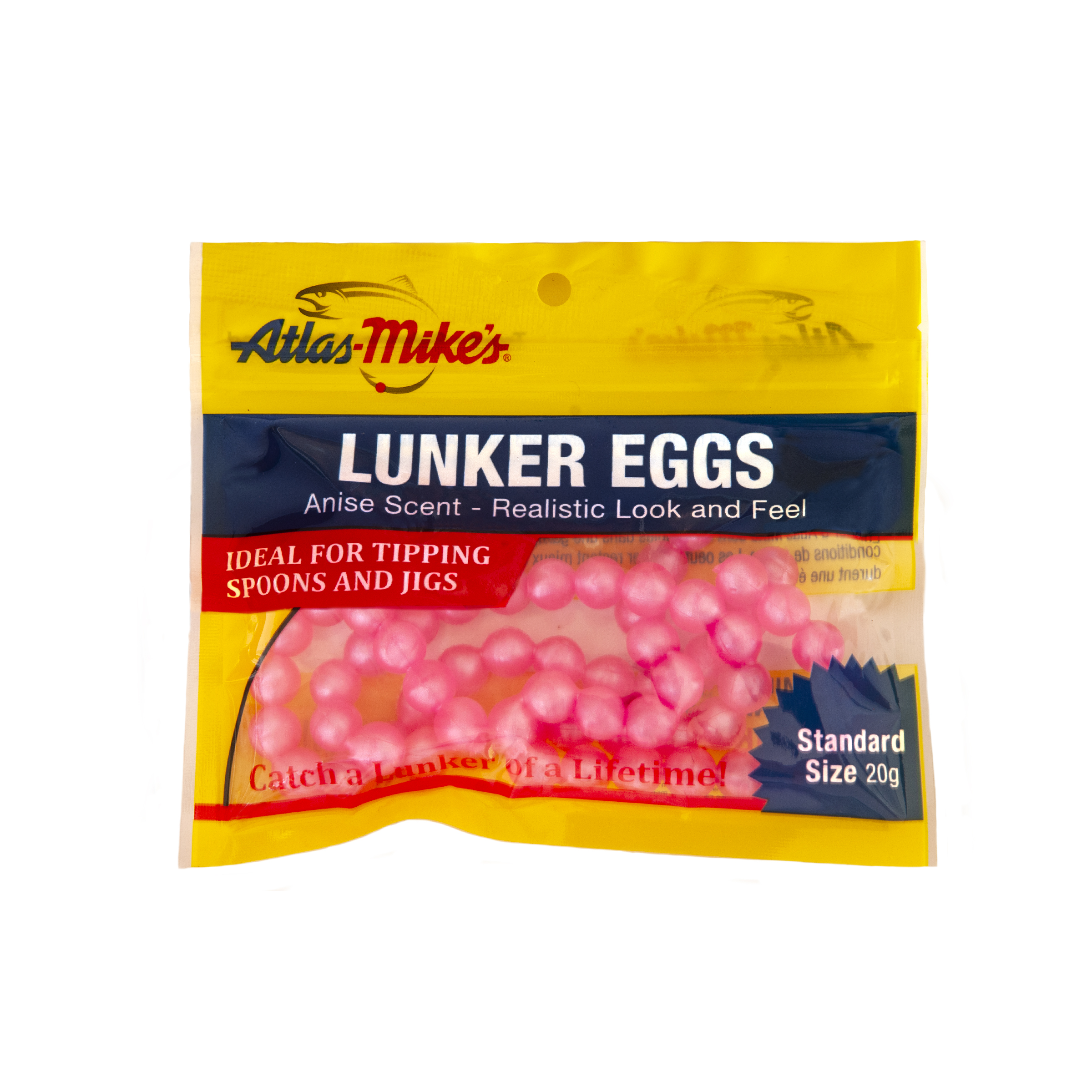 43008-12 Atlas Mike's Lunker Egg - UV Pearl Pink