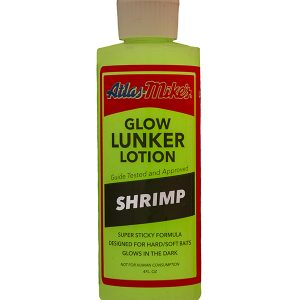 Shrimp lunker glow lotion