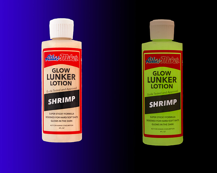 6406 Atlas Mike's Glow Lunker Lotion - Shrimp/Glow - Image 3
