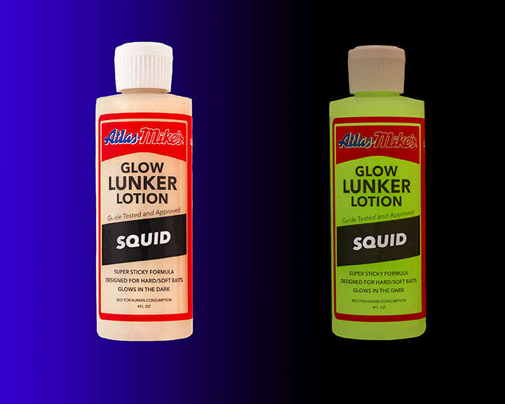 6413 Atlas Mike's Glow Lunker Lotion - Squid/Glow - Image 3