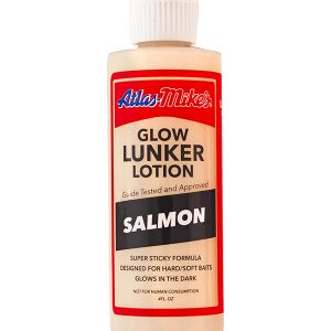 6414 Atlas Mike's Glow Lunker Lotion - Salmon/Glow