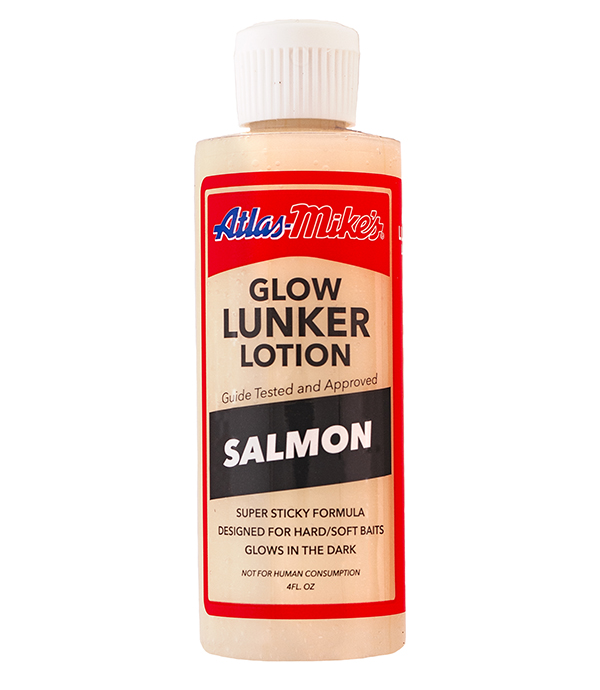 6414 Atlas Mike's Glow Lunker Lotion - Salmon/Glow