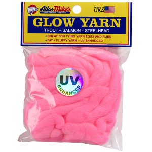 77005 Atlas MIke's UV Glow Yarn- Hot Pink