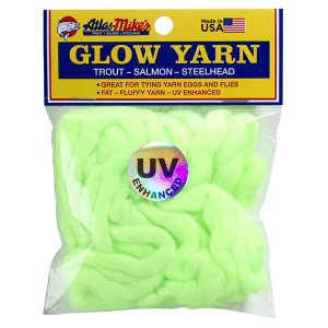 77007 Atlas Mike's UV Glow Yarn - Chartreuse