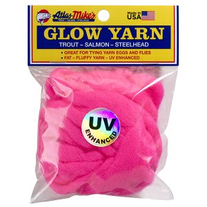 77009 Atlas Mike's UV Glow Yarn - Cerise