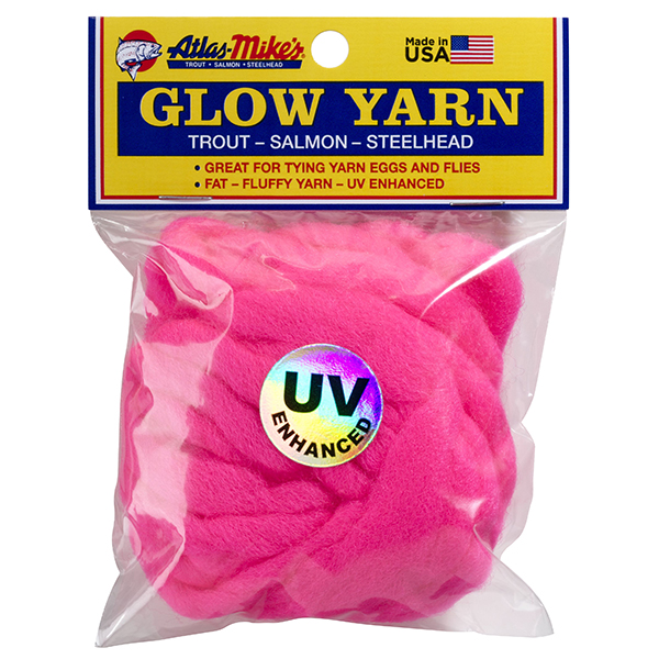 77009 Atlas Mike's UV Glow Yarn - Cerise