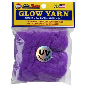 77017 Atlas Mike's UV Glow Yarn - Dark Purple