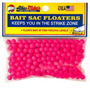 99005 Atlas Mike's Bait Sac Floaters - Pink