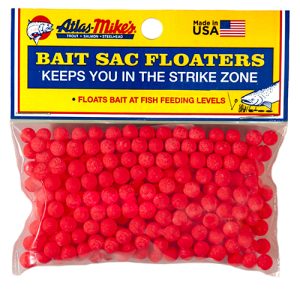 99006 Atlas Mike's Bait Sac Floaters - Red