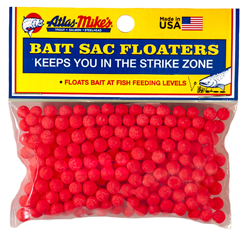 99006 Atlas Mike's Bait Sac Floaters - Red