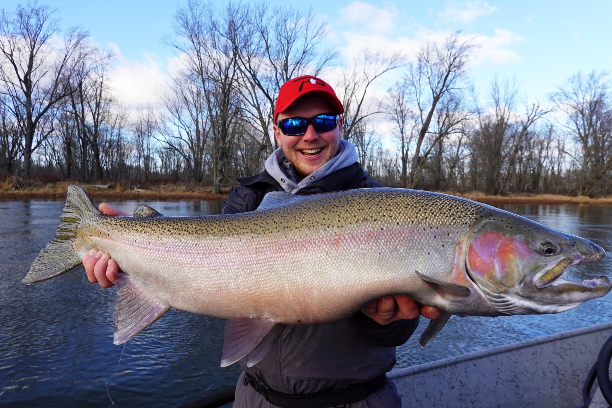 Michigan Fisherman using Atlas Mikes Products